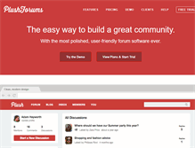 Tablet Screenshot of plushforums.com